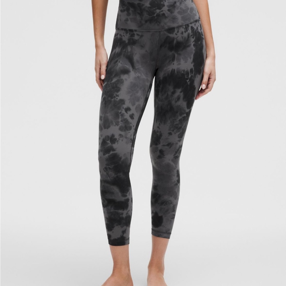 Lululemon diamond dye grey align leggings 25”
